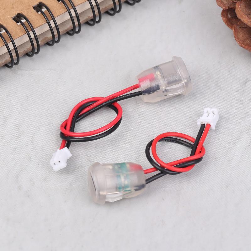 1/3/5Pcs Type C Female Socket Jack Connectors Waterproof 2 Wire Pigtail Cable With Led Lights 3A 5V Fast Charger Power Port
