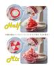 Toffy Compact Fluffy Shaved Ice Maker Manual Frozen Fruit Juice Flavored Stepless Temperature Outdoor Vivid Colors Panna White K-HIS1, Operation, Ice,