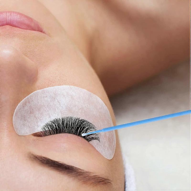 1000 Pieces Disposable Micro Brushes Cotton Swab Brushes For Eyelash Extensions Cleaning-1