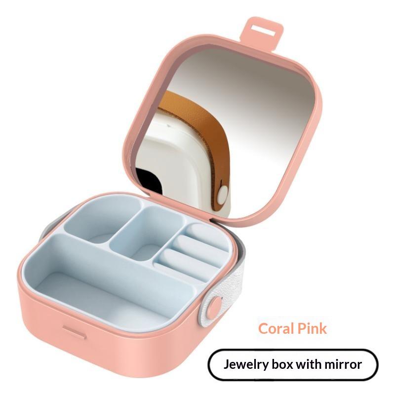 Portable Mini Storage Box With Leak Proof Design Comfortable Handle For Travel Work Daily Use Multiple Bright Colors Available