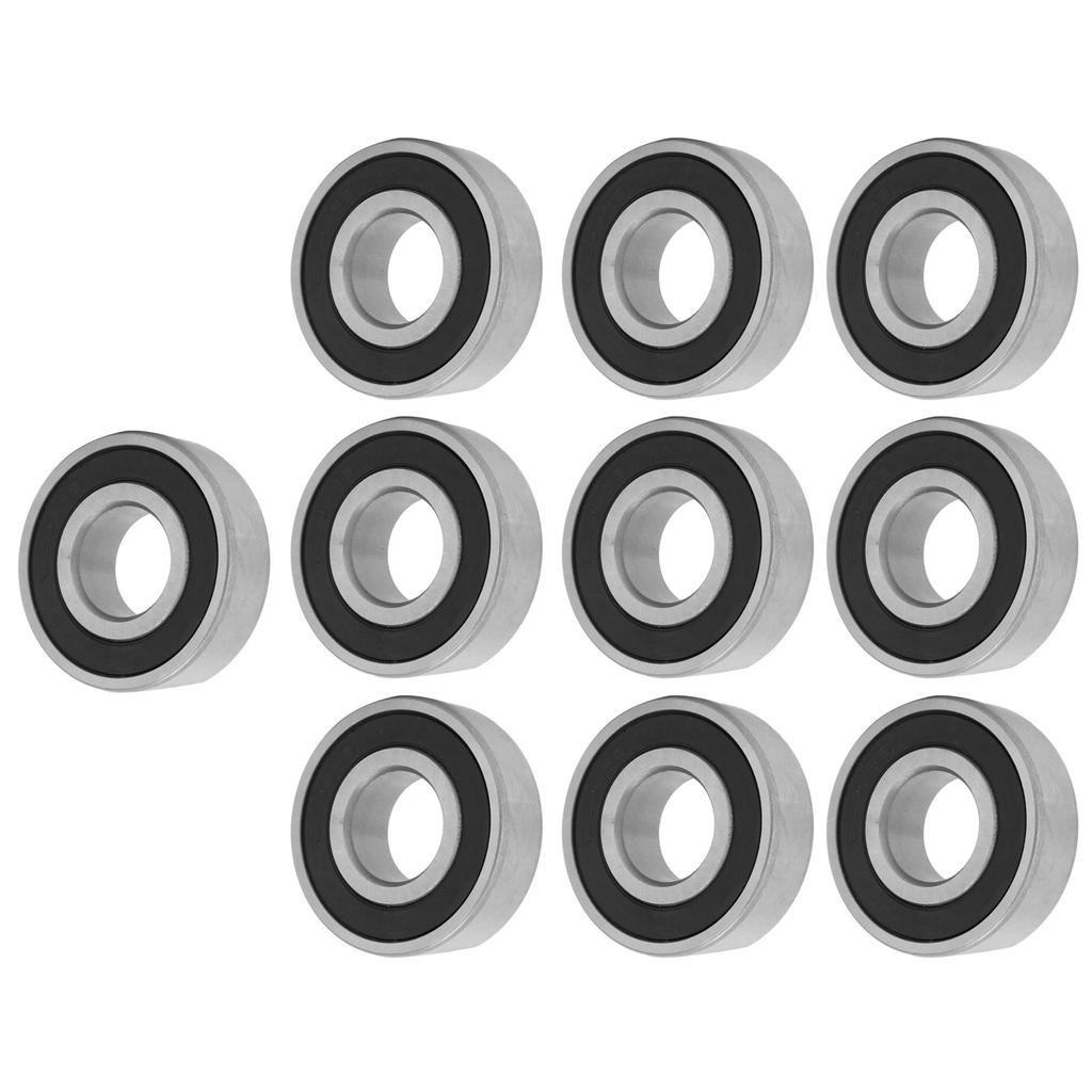 10Pcs 6203RS Bearing Steel Deep Groove Ball Bearing 17mm