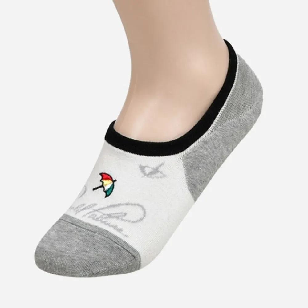 Logo Pattern Daily Women s Footies Arnold Palmer Cotton Blend Ankle Socks 5 Pairs Random Shipping 5 Pairs 24cm_FREE