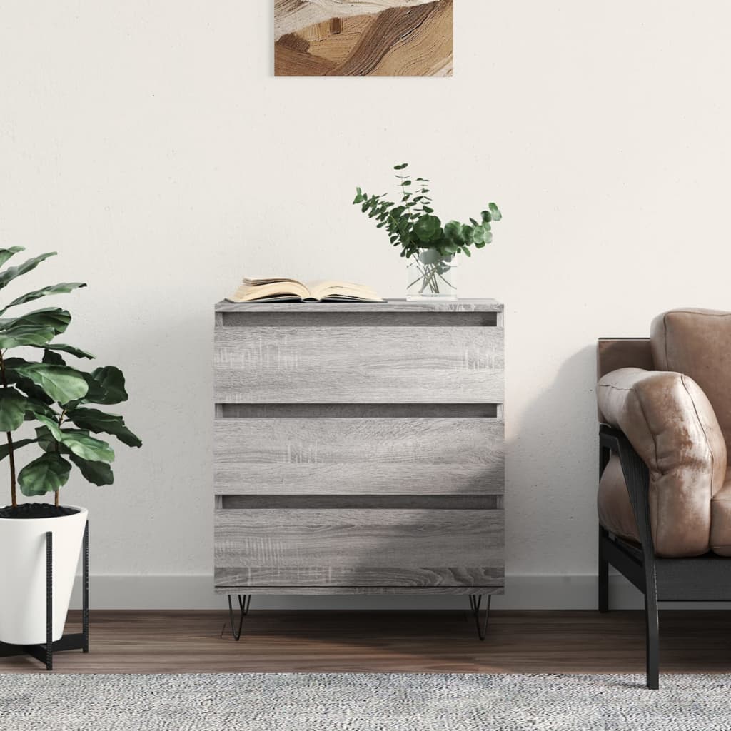 Sideboard Gray Sonoma 60x35x70 cm Particleboard