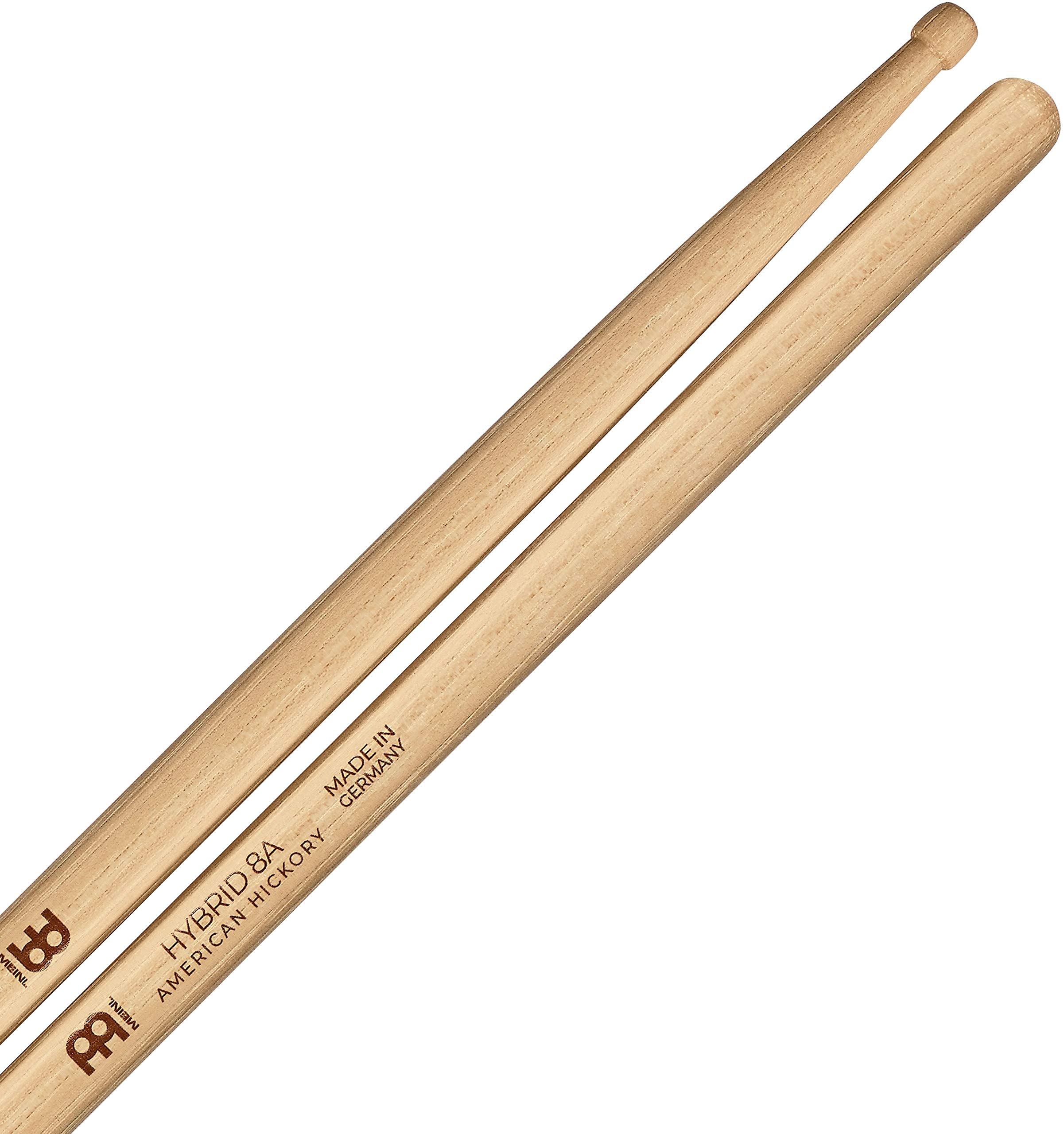 

MEINL Stick & Brush Drumsticks, Hybrid Hickory Tip, 8A, SB132 (413 x 14.1mm)