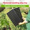10 Stück Anzuchtschalen Kunststoff Garten Keimschalen Schwarzer Anzuchtbehälter Gartenzubehör Für Gemüse Blume