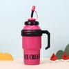 Leak Proof Outdoor Insulated Mug Creative Drinking Straw Cup Cold Beverages Cups  Household