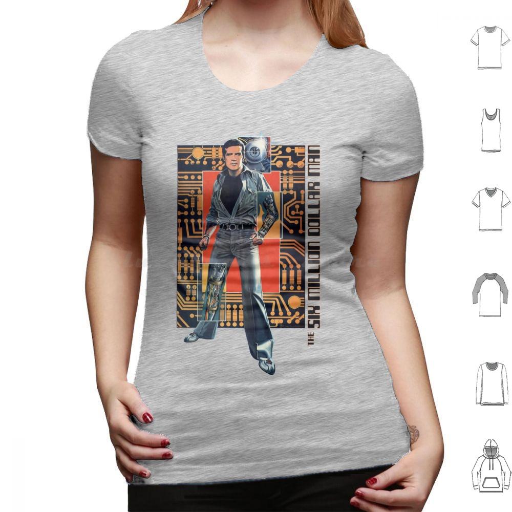 The Six Million Dollar Man T Shirt Big Size 100 Cotton Fuggin Teez Six Million Dollar Man Cyborg Steve Austin Astronaut