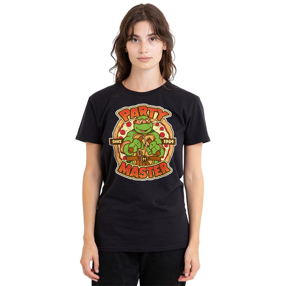 Teenage Mutant Ninja Turtles Womens/Ladies Party Master Michelangelo T-Shirt