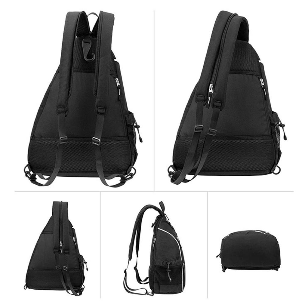 Backpack Adjustable Sling Bag Tennis Racket Bag for  Tennis Badminton