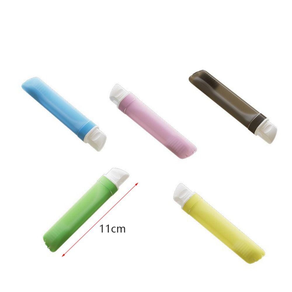 5pcs Lightweight Soft Bristle Toothbrush Oral Cleaning Travel Camping Hiking Outdoor Supplies