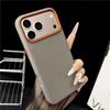 Luxury Business Magnetic Diamond Patterned Leather Case for iPhone 17 Pro 17 Pro Shockproof for Magsafe Metal Button Slim Cover
