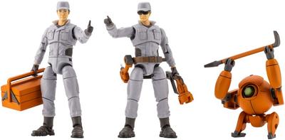 Kotobukiya Hexa Gear Governor Engineer Set A, Approximately 74mm Tall, 1/24 Scale Plastic Model Kit, Molded In Color, HG104