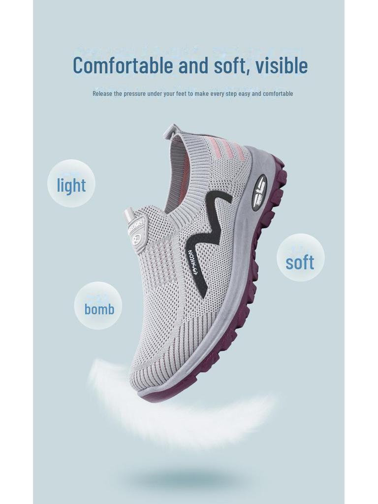 2024 Women's Spring Breathable Slip-On Casual Soft-Soled Shoes