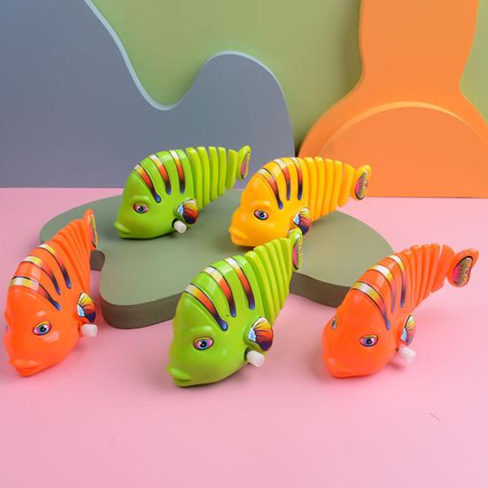 Fish Wind-up Toy Battery-Free Interesting Cute Swinging Fish Nostalgic Interactive Toy