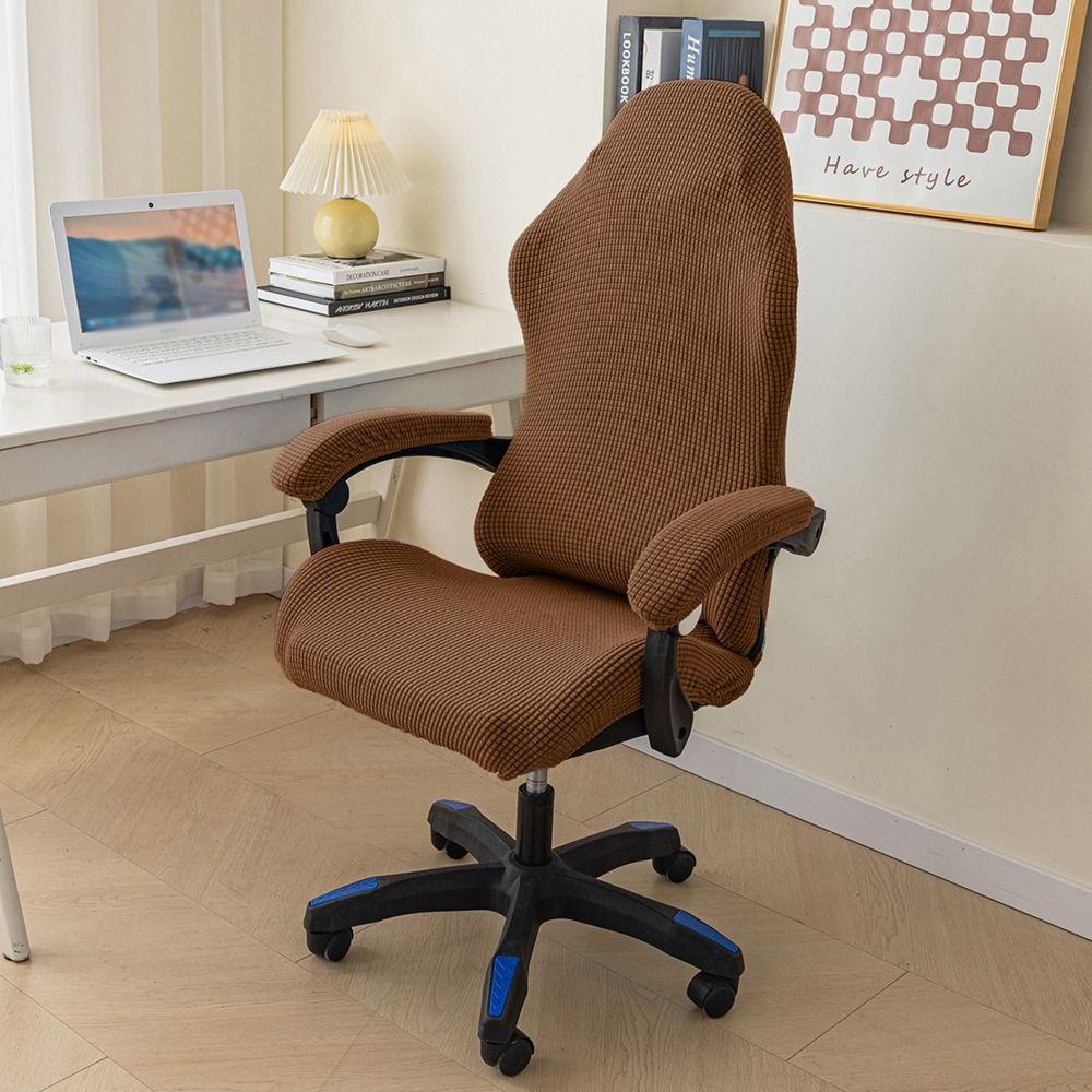 Polyester Gaming Chair Cover Elastic Chair Seat Slipcovers Seat Protectors  Home Decor
