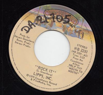7-Zoll-Schallplatte LIPPS, INC.. - Rock It  NB2281 Casablanca 1979 Kanada Dance & Electronica Gebraucht