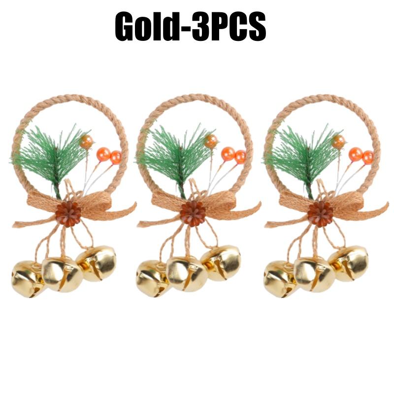 Christmas Bell Ornaments for Christmas Tree Jingle Bell Christmas Tree Hanging Decorations Cute Party Home Craft Bells Gifts
