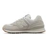 574 Retro Women White Gray Low Top Marathon Running Shoes Fabric Versatile Comfortable WL574RSC