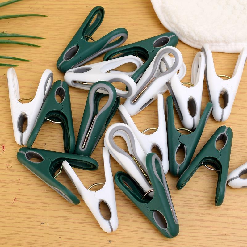 30/3PCS Plastic Clothes Pins Heavy Duty Laundry Clothes Pegs Underwear Drying Rack Sock Towels Hanging Clips Household Organizer