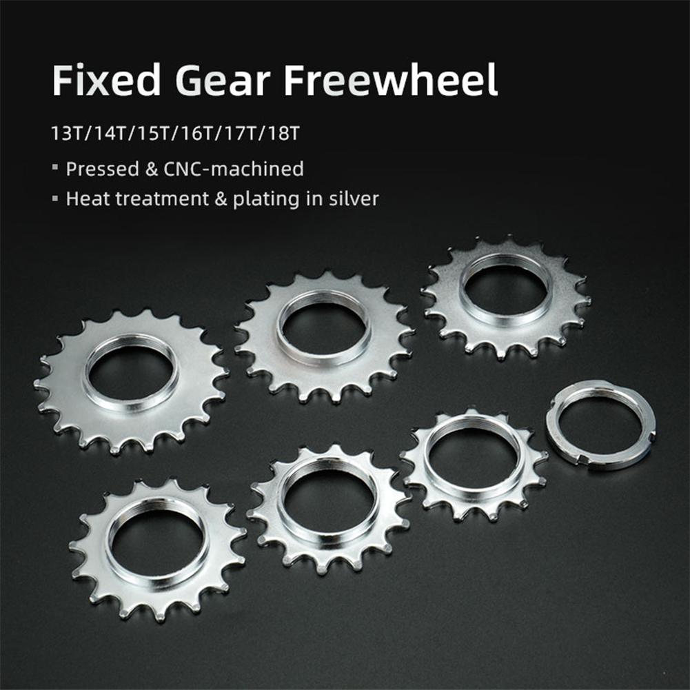 13t/14t/15t/16t/17t Fixed Gear Bicycle Wheel Cogs Sprocket With Lock Ring Cycling Accessories For Fixie Track Bike Hub