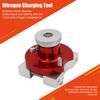Motorcycle Nitrogen Charging Tool Compatible with WP Suspension Shock Absorber with Liquid Reservoir for ATV UTV Off