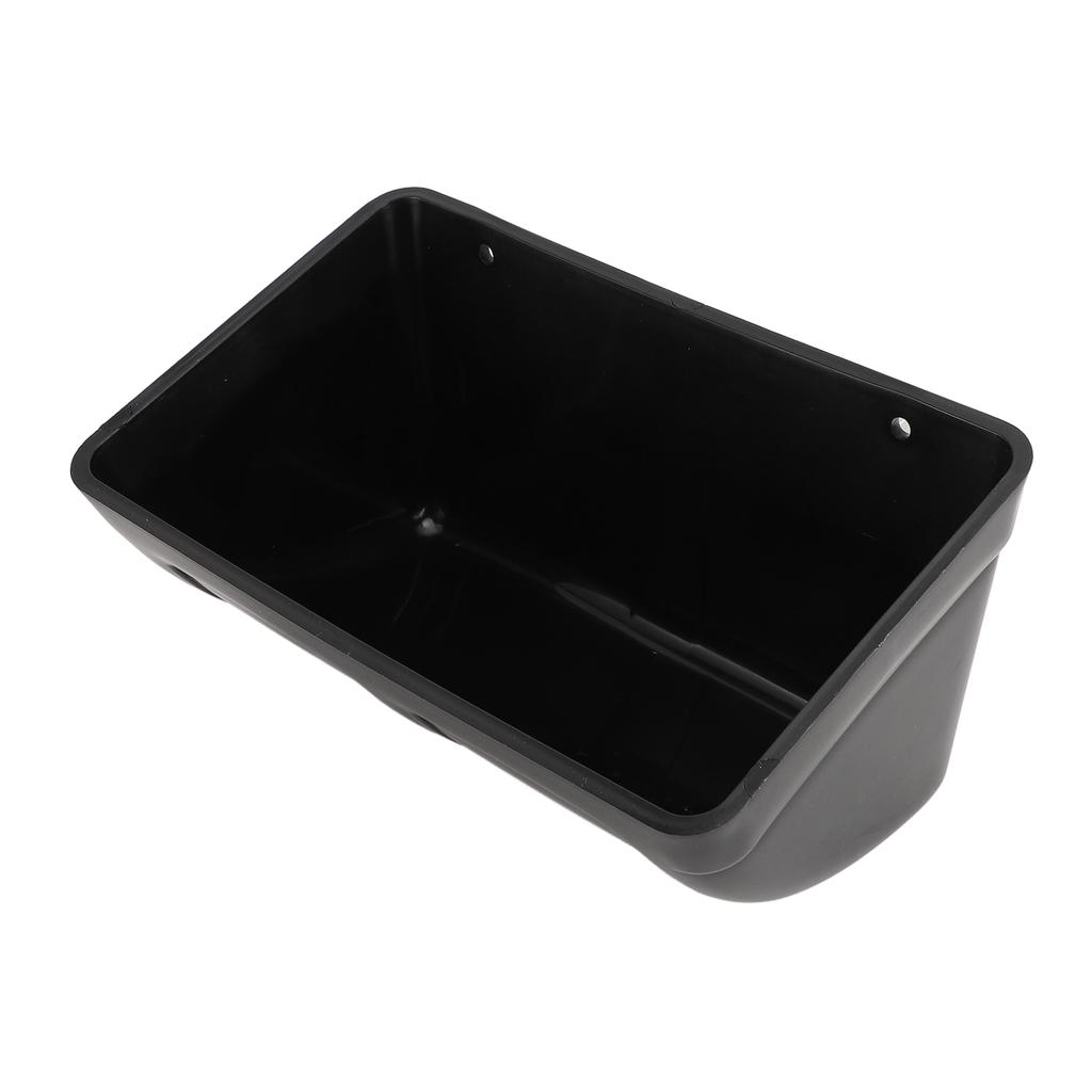 Hrănitor Pui Capră Plastic Agățat Hrănitor Gard Adăpător Jgheab cu Cleme pentru Rață Gâscă Oaie