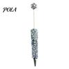 Customizable Writing Pen DIY Beadable Pen, Rhinestone Faux Pearl Ballpoint Fancy Glitter Jeweled for Crafting, Student Stationery Office Tools