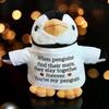 Du bist meine Pinguin-Plüschpuppe, ein bezauberndes Geschenk für sie zu Geburtstagen und besonderen Anlässen in Großbritannien.