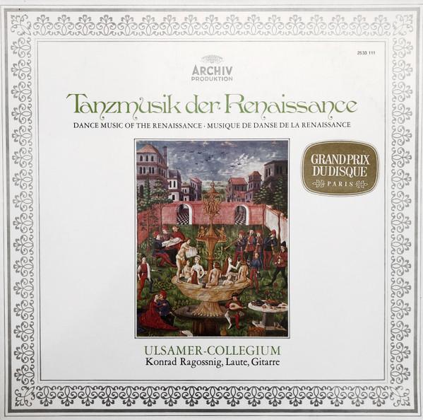 

LP Record ULSAMER-COLLEGIUM, KONRAD RAGOSSNIG - Tanzmusik Der Renaissance • Dance M 2533111 Archiv Produkti Germany Classical Used