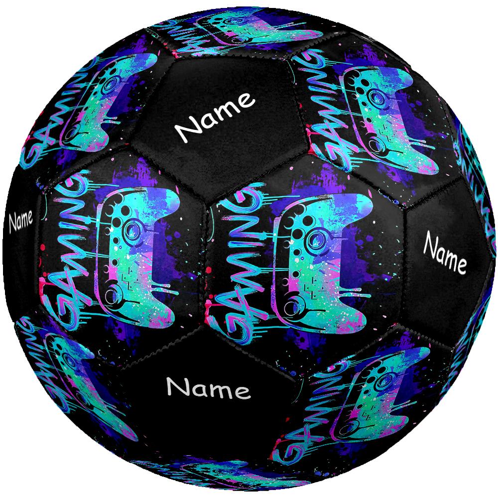 Custom Name Game Controller Theme Size 5 Soccer Ball, Suitable for Both Indoor and Outdoor Matches, a Gift Suitable for Everyone.
