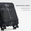 Aiwashi Oxford Cloth Softside Front-Opening Luggage