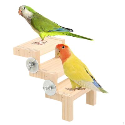 Bird Cage Climbing Ladder Perch Parrot Toy Play for Cockatiels