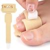 Toe Separator Bunion Corrector Big Toe Spacer Hammer Toe Straightener Fabric Lining Splint with Built-in Aluminum Plate Support for Overlapping Toes