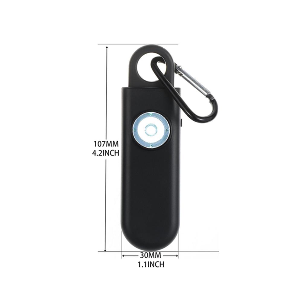 Self Defence Personal Safety Alarm Torch Flash Light Alert Key Chain Security
