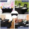 Tight Fitted Spandex Tablecloth 6FT/4FT Cocktail Table Decoration Table Cover  Party Banquet