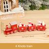 Christmas Plastic/Wooden Train Merry Cristmas Ornaments Christmas Decor For Home 2025 Xmas Tree Decor Noel Navidad NewYear Gifts