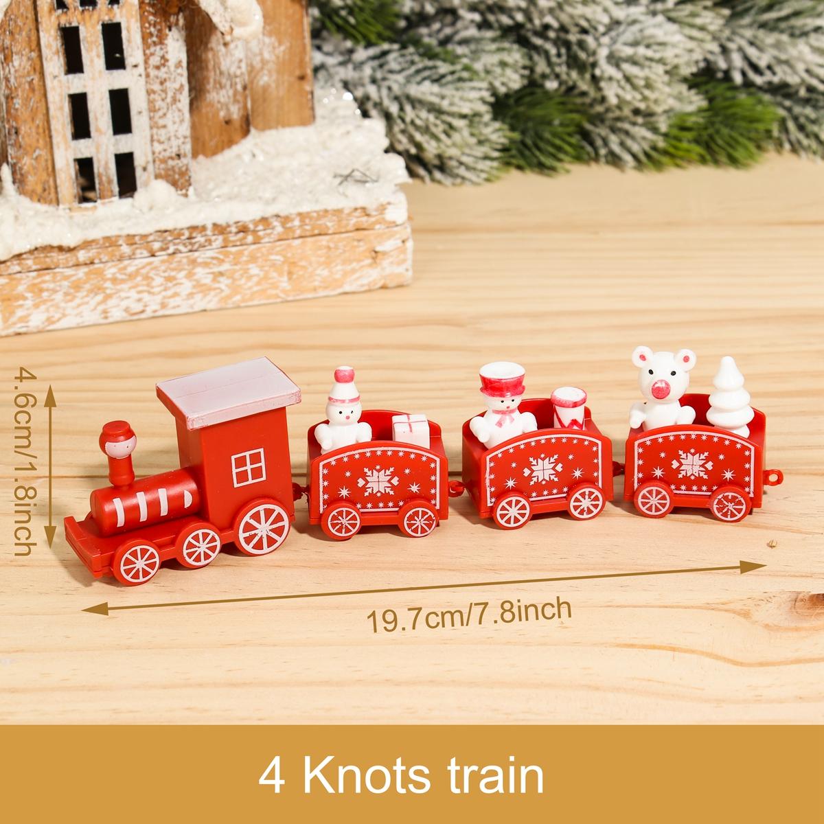 

Christmas Plastic/Wooden Train Merry Cristmas Ornaments Christmas Decor For Home 2025 Xmas Tree Decor Noel Navidad NewYear Gifts золотой