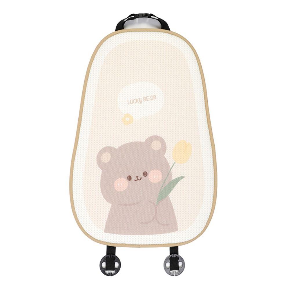 Bear Cartoon Bear Car Seat Cushion Rabbit Pattern Car Ice Silk Cushion  All-Season