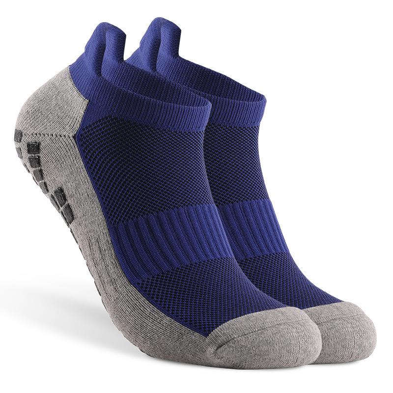 Verdickter Frottee-Boden Fußballsocken Rutschfest Kurze Socken Knöchelsocken Schweißabsorbierend Und Verschleißfest Trainingssocken