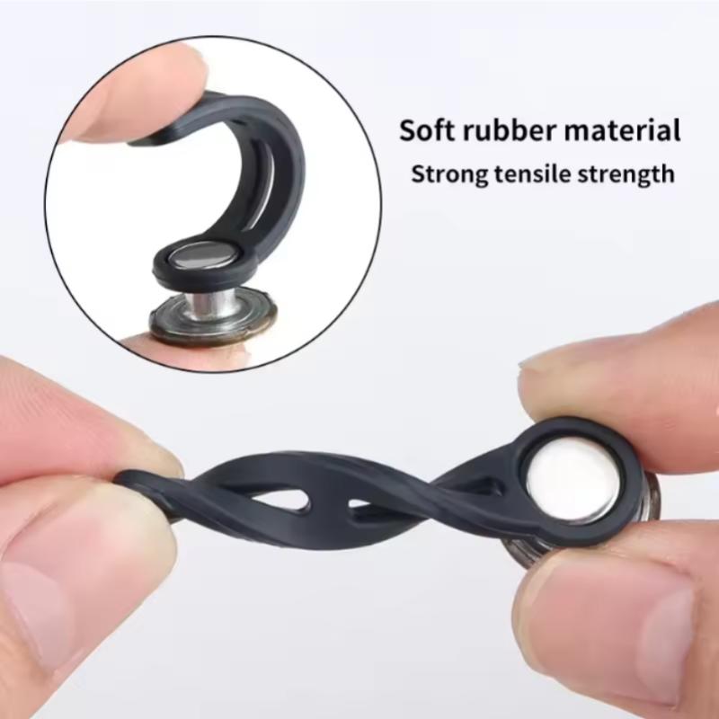 6 Pcs Jeans and Pants Button Extenders: Universal Wait Expanander for Women and Men, Instant Band Extension Solution