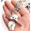 Cartoon Cat Dog Keychain Pendant Hangings Decoration Bag Backpack Bag Charm