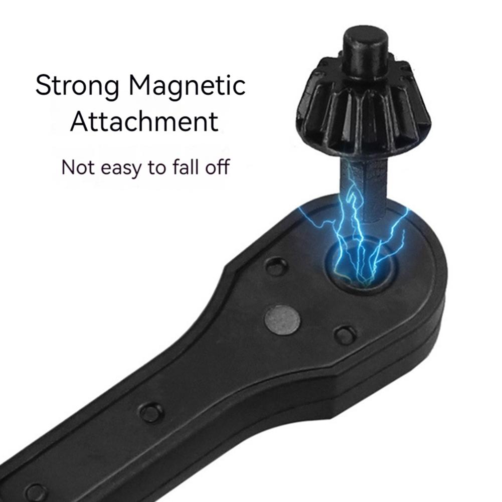 2-in-1 Bohrfutter-Schlüssel Maulschlüssel Bohrfutter-Schlüssel Ersatzwerkzeug Universal Doppelkopf Bohrfutter Bohrschlüssel Maulschlüssel mit 3 Köpfen zur Reparatur