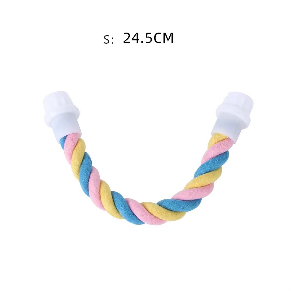 Bird Climbing Cotton Rope U-shaped Pet Toy Bird Standing Pole Special Cotton Rope for Bird Toys