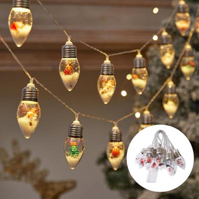 Guirlande Lumineuse de Noël LED Lampe Féérique 1,5M Décoration Suspendue Ampoules Décorations pour Table