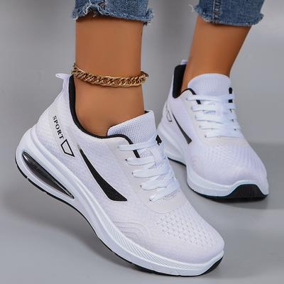 Frühlingsneue Damen-Sportschuhe, modisch, atmungsaktiv, leicht, rutschfest, abriebfest, lässige Sportschuhe, flache Schuhe