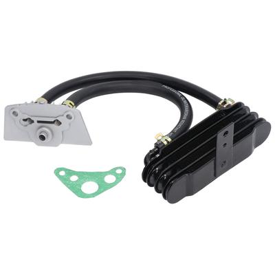 Enfriador de Aceite de Motocicleta Enfriador de Motor y Transmisión de Metal Enfriamiento Rápido para 50?Viga Curvada 150cc