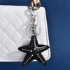Keychain Pendant Hand-Stitched Rivets Imitation Leather Star Shape Lightweight Bag Charm Keys Suitcases Accessory
