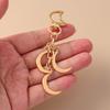 Alloy Love Heart Key Chain Shell Starfish Key Ring Pendants For Women Girls Handbag Decor Diy Handmade Jewelry Gifts