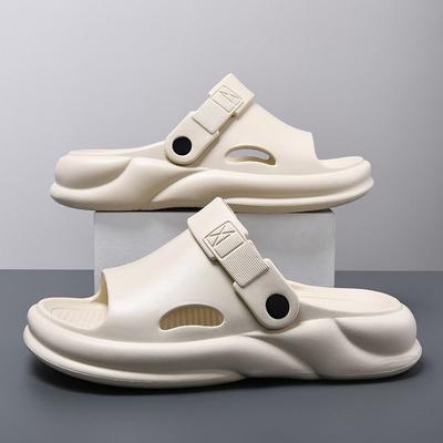 Slippers Men's Summer Wear Non-slip Stepping On Shit Soft Bottom Men's Sandals Outdoor Driving Dual-purpose Sports Beach Sandals