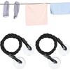 Anti Slip Elastic Clothesline Suction Cup Elastic Rope Travel Clothesline  Hotel